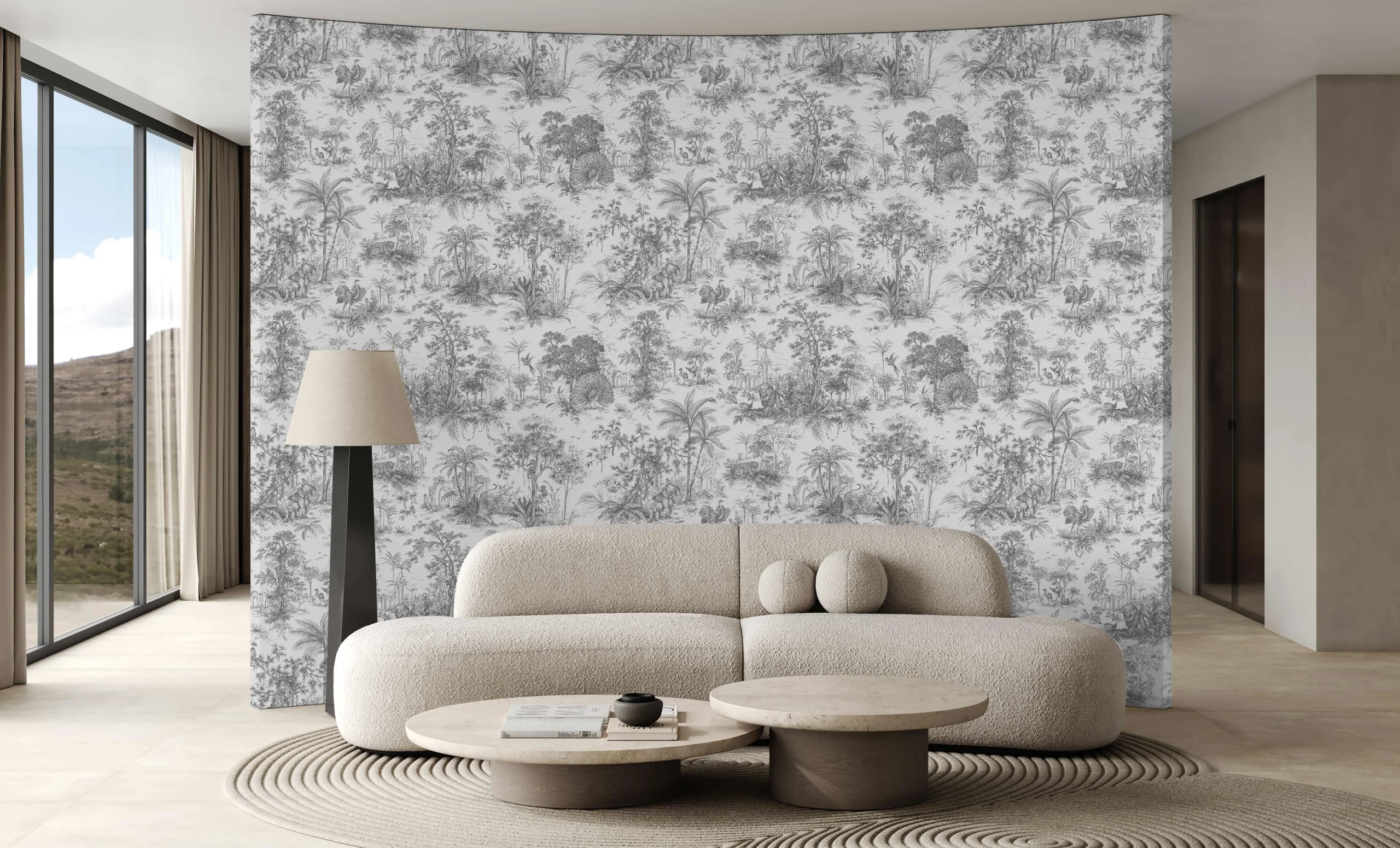 Gray Embossed Wallpaper – Understated Elegance (24207-3)